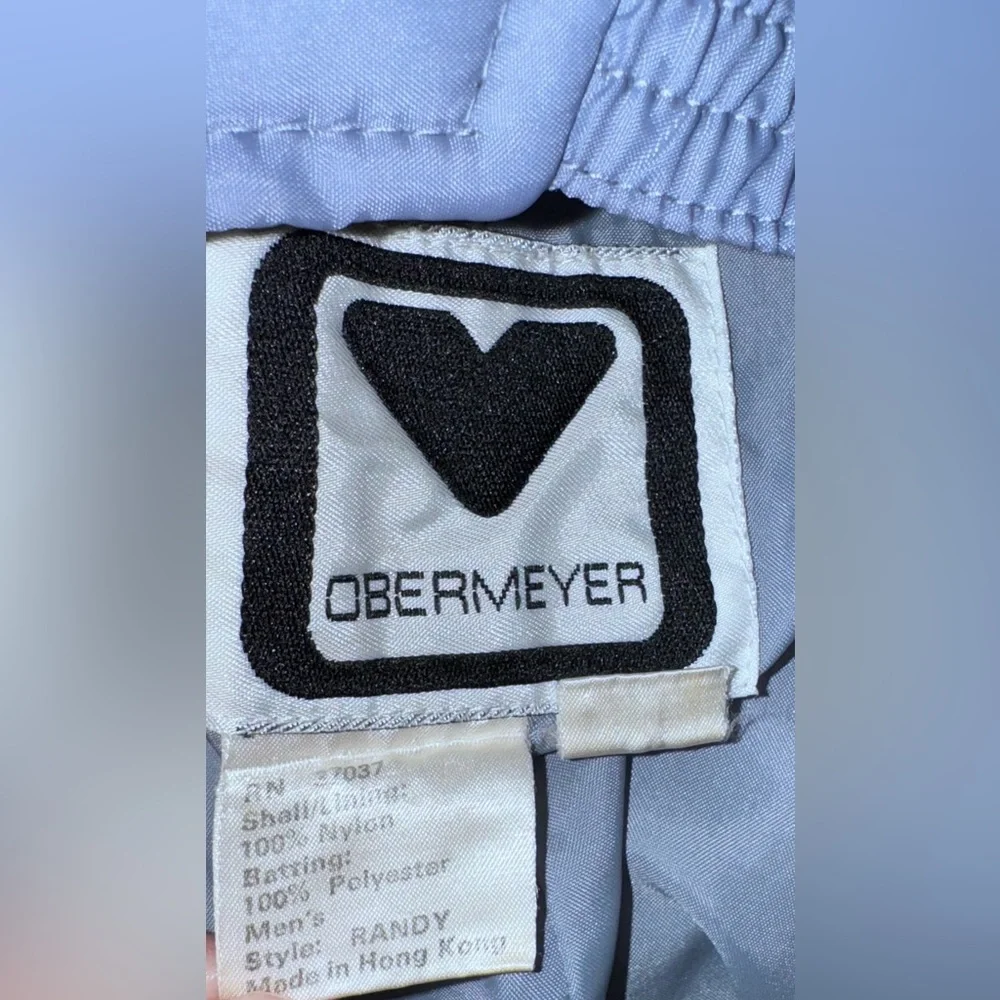 Vintage 80’s Obermeyer men’s ski bib snowsuit size Large - Picture 4 of 14